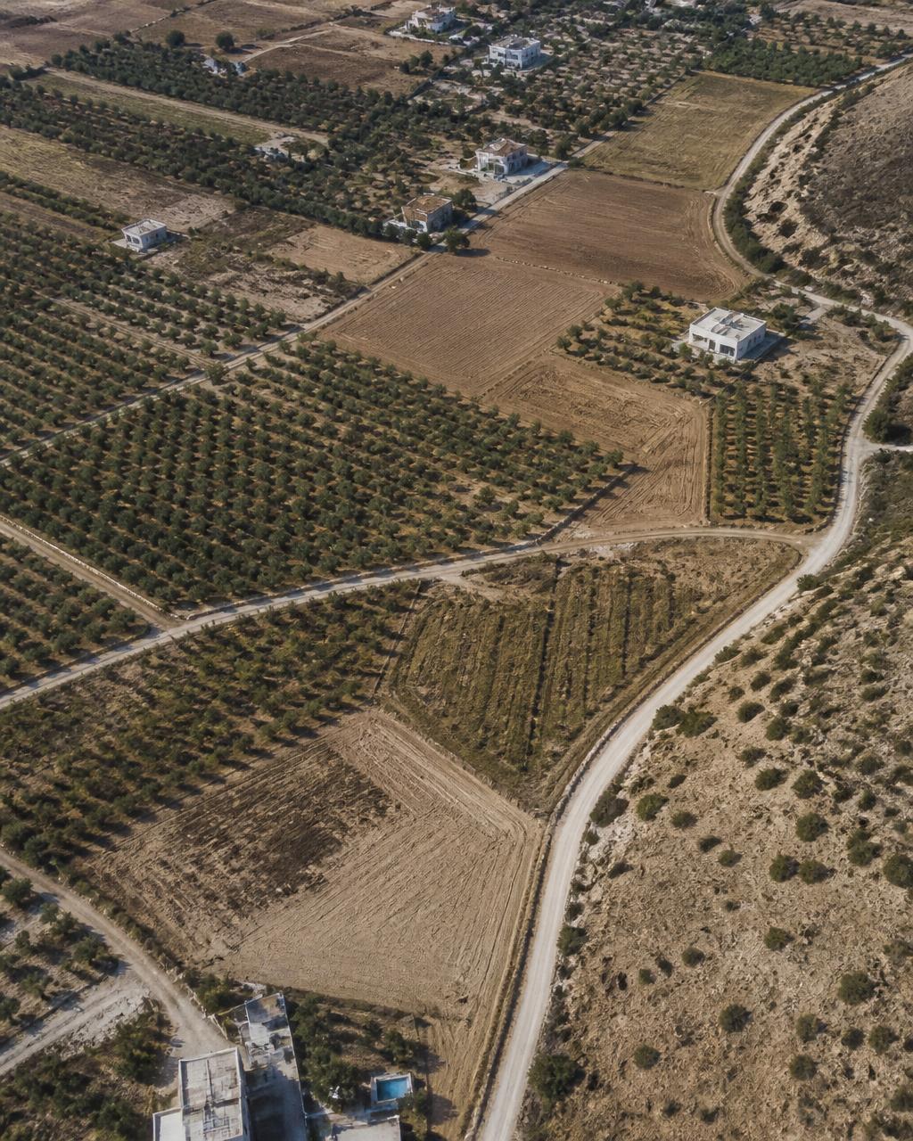 Αεροφωτογραφία αγροτικών τεμαχίων στην Επαρχία Λεμεσού